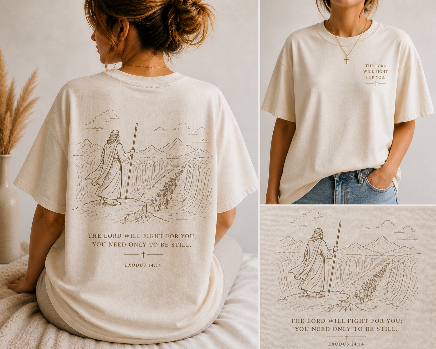 Be Still Tee – Exodus 14:14