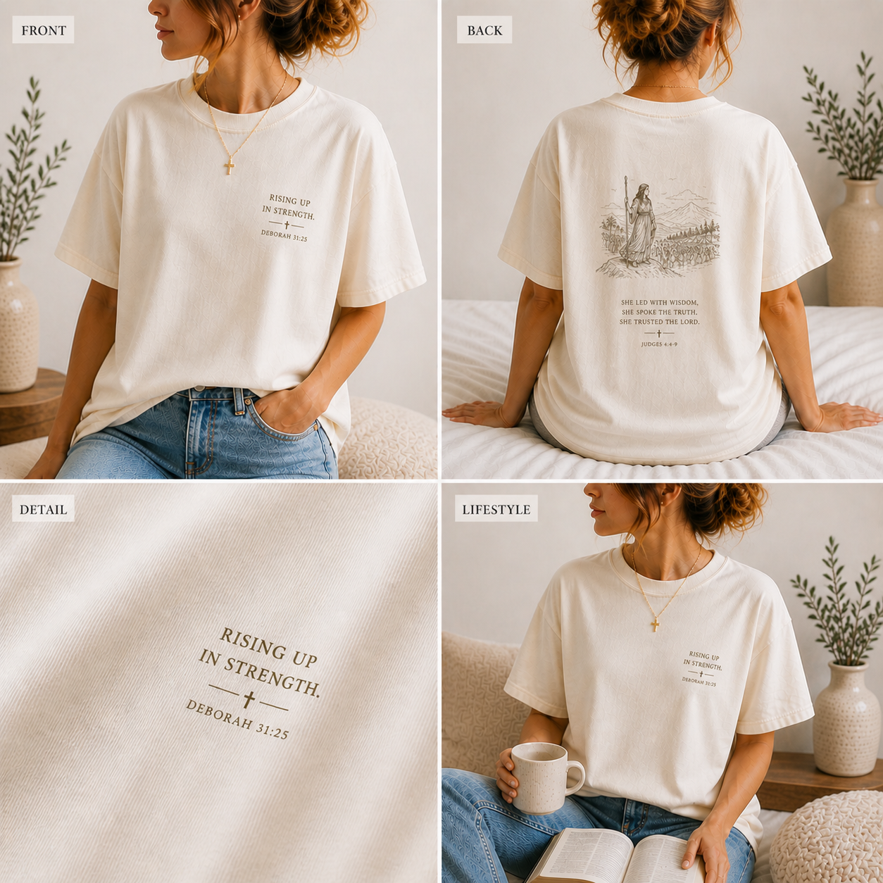 Rise in Strength Tee – Judges 4:4–9