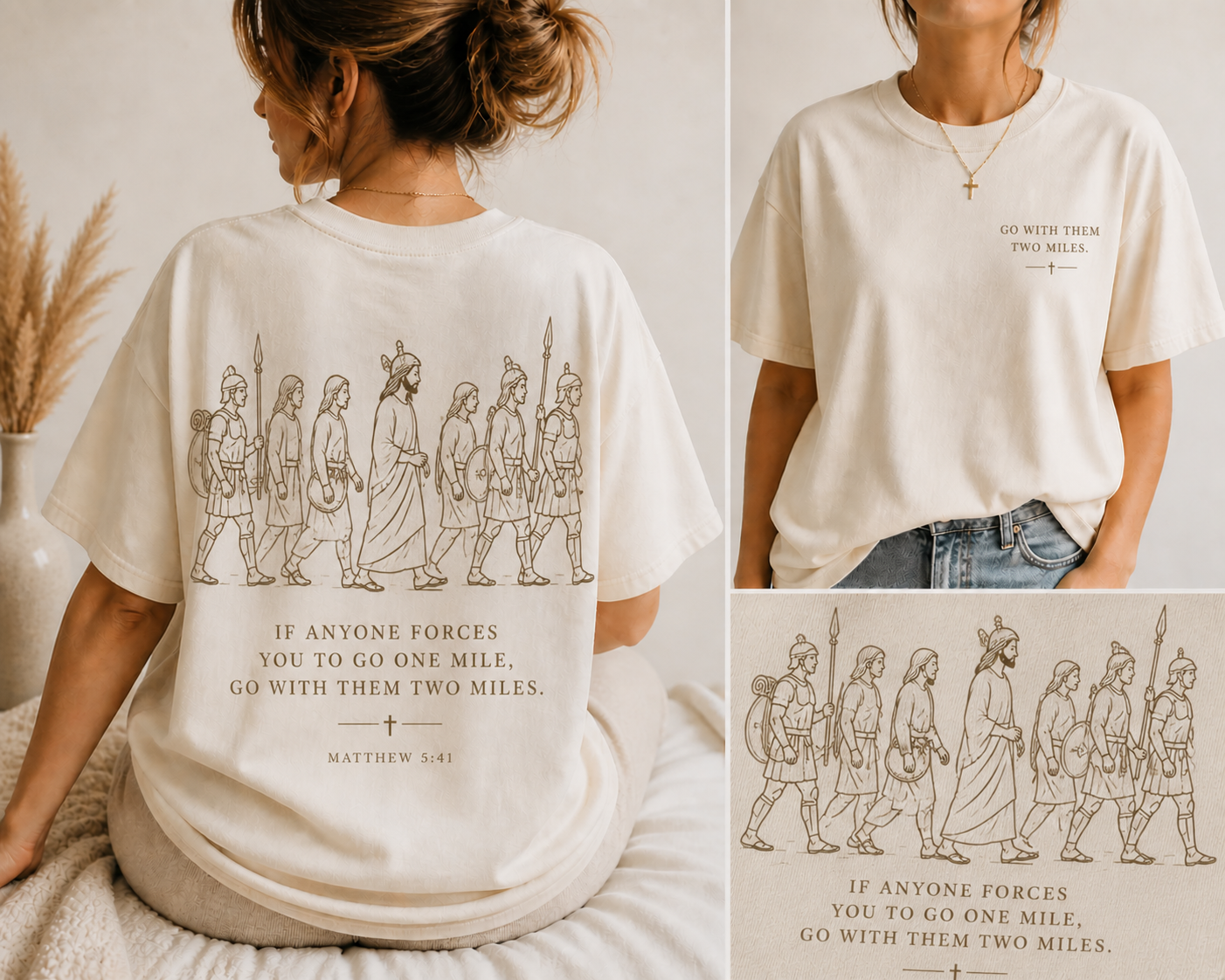 Go The Second Mile Tee – Matthew 5:41